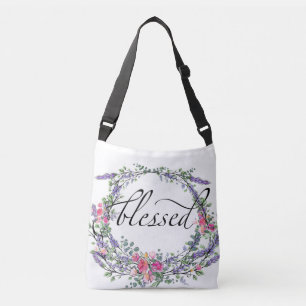 Lavender Rose and Eucalyptus Blessed Crossbody Bag