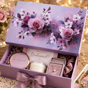 Lavender Rose Blossom Bouquet Decoupage Tissue Paper