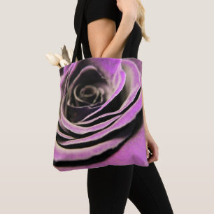 Lavender Rose - Custom All-Over-Print Tote Bag