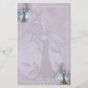 Lavender Rose Fairy Stationary by Molly Harrison Stationery