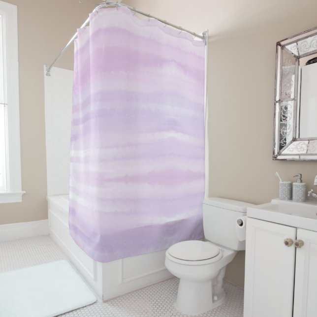 Lavender Rose Is My Favourite Colour Shower Curtai Shower Curtain (In Situ)