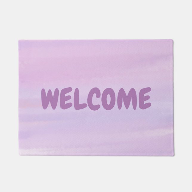 Lavender Rose Is My Favourite Colour Welcome Doorm Doormat (Front)