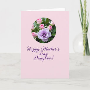 Lavender Rose Mothers Day Card