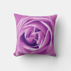 Lavender rose print cushion