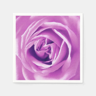 Lavender rose print napkin