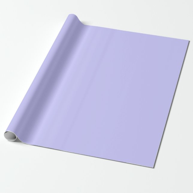 Lavender Rose Soft Pale White Pastel Solid Colour Wrapping Paper (Unrolled)