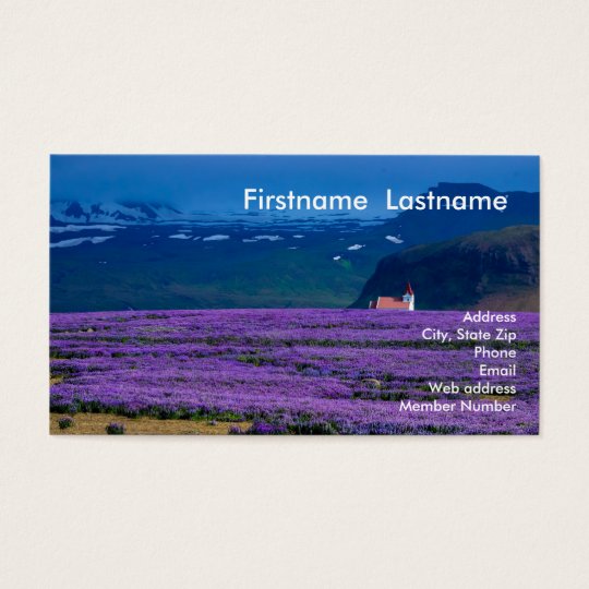 Lavender Row Business Card