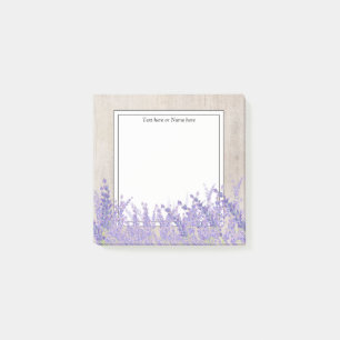 lavender, rustic modern, trendy, floral , purple post-it notes