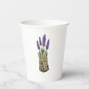 Lavender Sage Bundle Boho Paper Cups