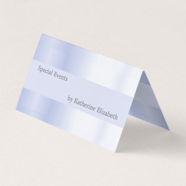 Lavender Satin Look Minimal Elegant Professional Business Card (Back)