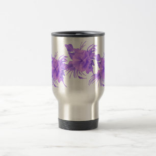 Lavender sets the mood of the day! travel mug
