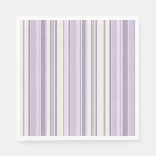 Lavender Shades Soft Ivory Stripes Napkin