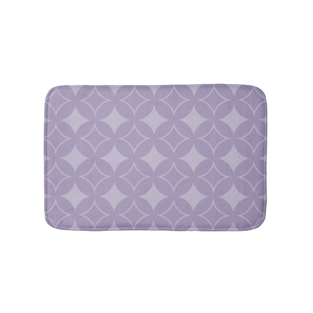Lavender shippo pattern bath mat (Front)
