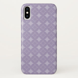 Lavender shippo pattern iPhone x case