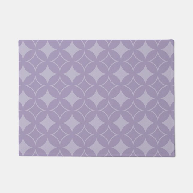 Lavender shippo pattern doormat (Front)