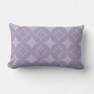 Lavender shippo pattern lumbar cushion