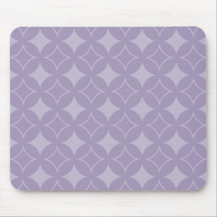 Lavender shippo pattern mouse mat