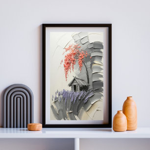 Lavender Silence Beneath the Arch Poster