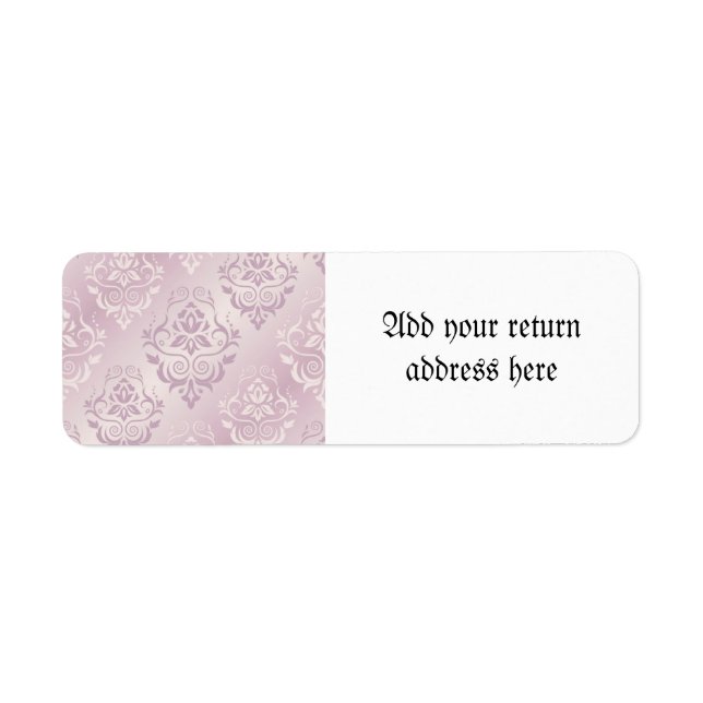 lavender,silver,silk,damask,pattern,chic,elegant,b (Front)