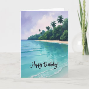 Lavender Sky Birthday Card