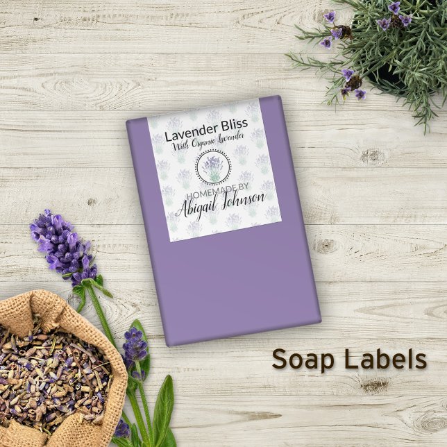Lavender Soap | Artisan Handmade | Homemade Label (Creator Uploaded)