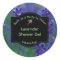 Lavender Soap Label - circle with black frame