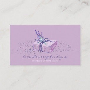 Lavender Soap Maker Gift Business Card