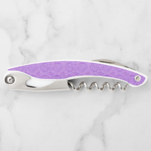 Lavender Sparkle Corkscrew Bottle Opener