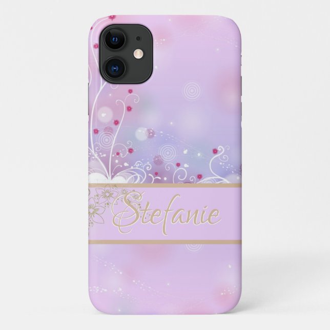 Lavender Sparks Case-Mate iPhone Case (Back)