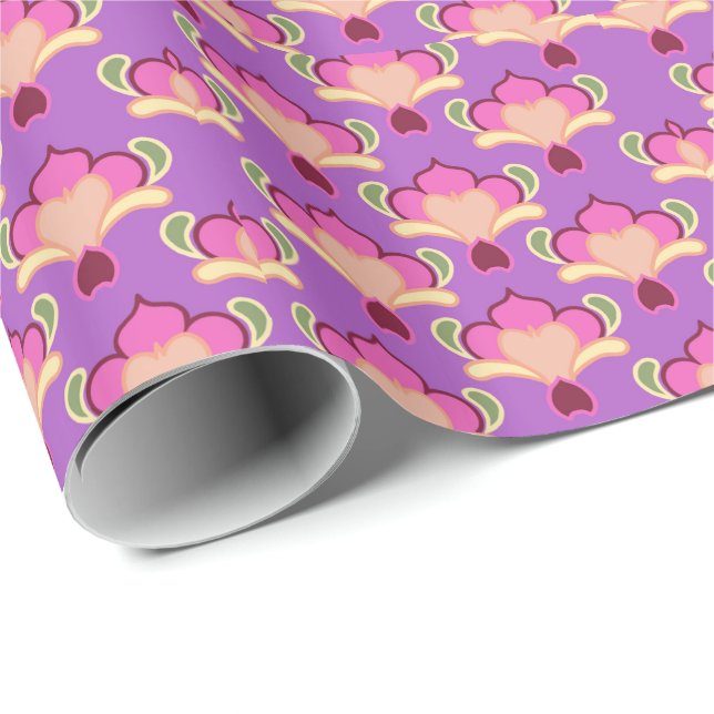 Lavender Sprig Wrapping Paper (Roll Corner)