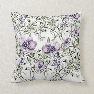 “Lavender Spring Bouquet”   Cushion