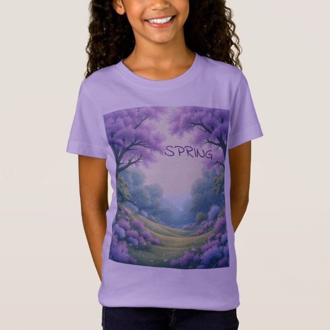 Lavender spring T-Shirt (Front)