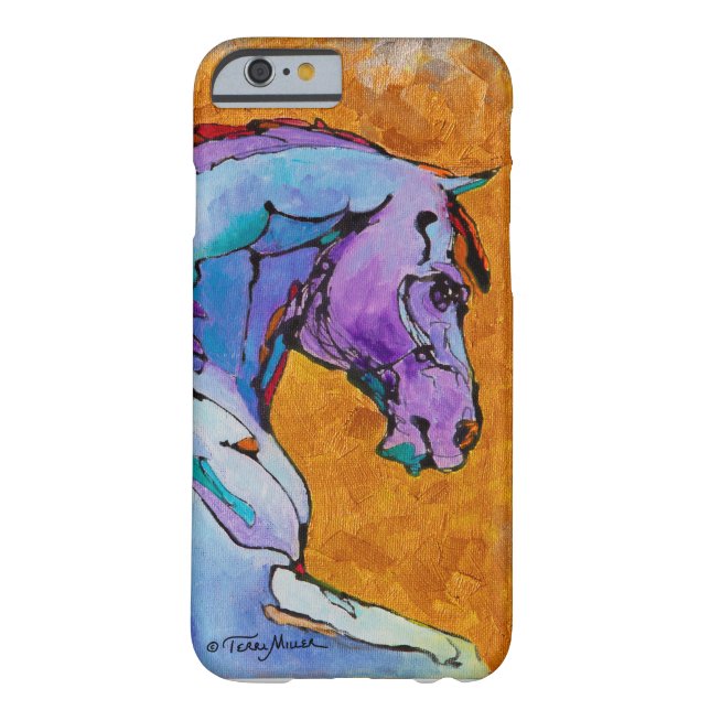Lavender Stallion iPhone 6 case (Back)