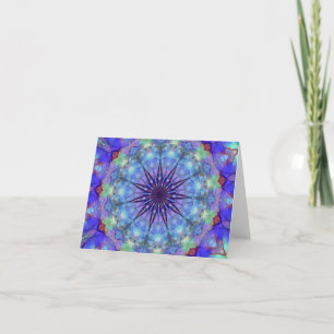 Lavender Starburst Mandala Notecards