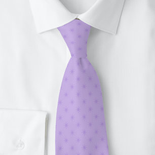 Lavender Starburst Tie