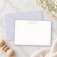 Lavender Striped From Nursery Custom Baby Shower