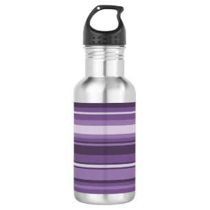 Lavender stripes 532 ml water bottle
