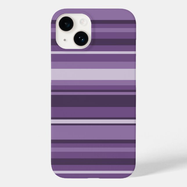 Lavender stripes  Case-Mate iPhone case (Back)