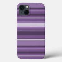 Lavender stripes Case-Mate iPhone case