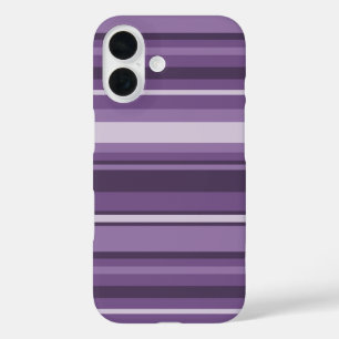 Lavender stripes  iPhone 16 case