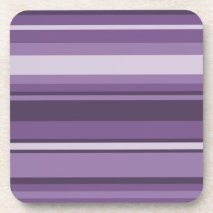 Lavender stripes coaster