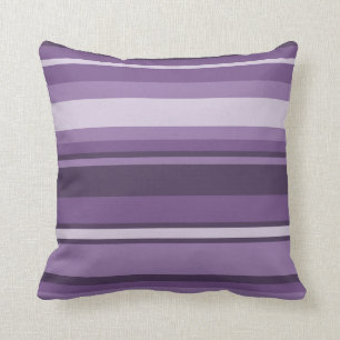Lavender stripes cushion