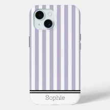 Lavender Stripes Custom Samsung