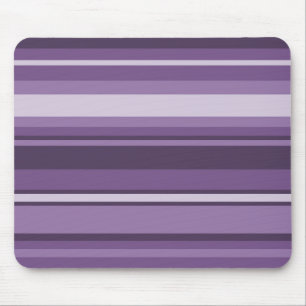 Lavender stripes mouse mat