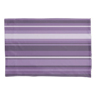 Lavender stripes pillowcase