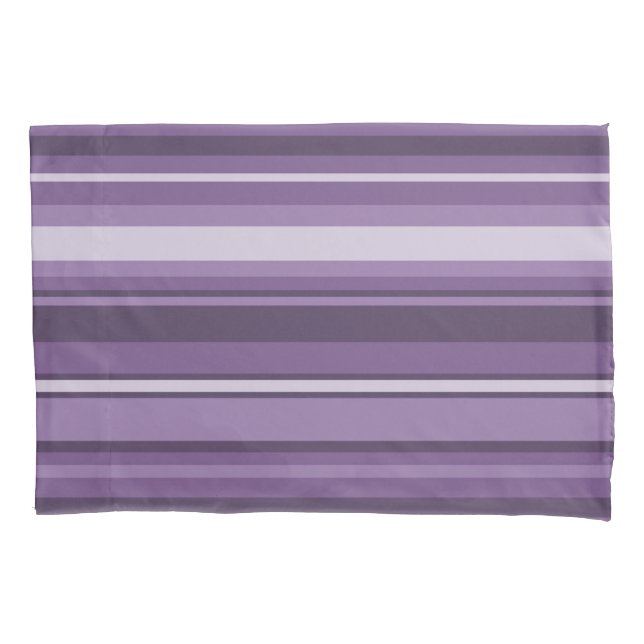 Lavender stripes pillowcase (Front)