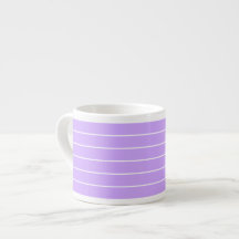 lavender stripes SMALL 6oz ESPRESSO CUPS