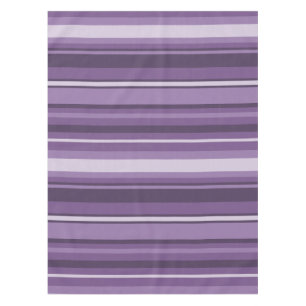 Lavender stripes tablecloth