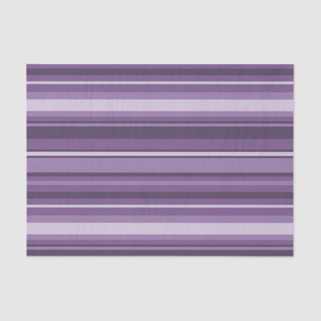 Lavender stripes tissue paper (Front)