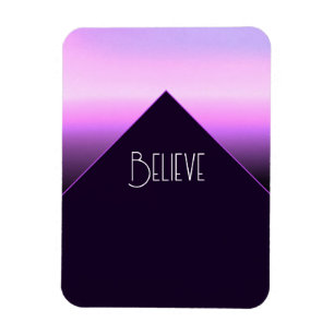Lavender Sunset Flexible Photo Magnet
